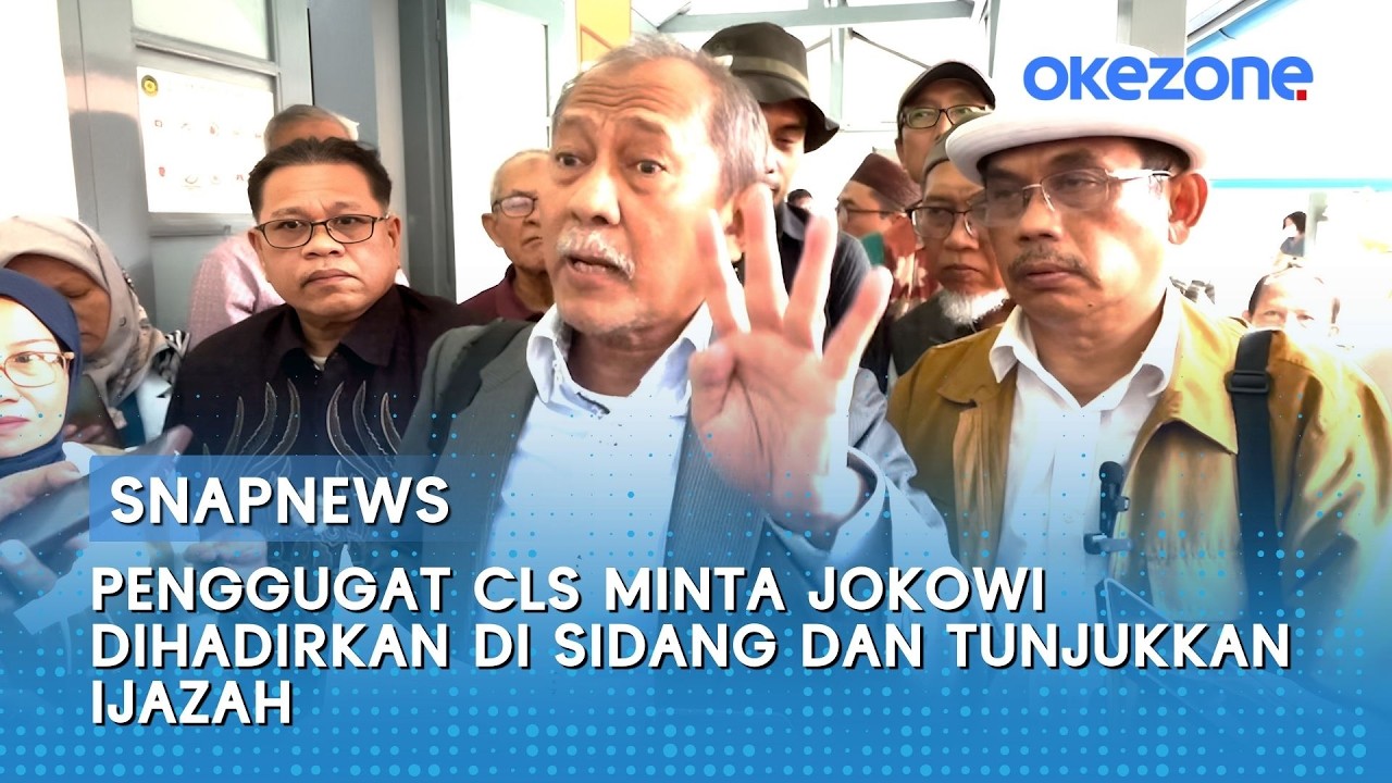 Penggugat CLS Minta Jokowi Dihadirkan di Sidang dan Tunjukkan Ijazah