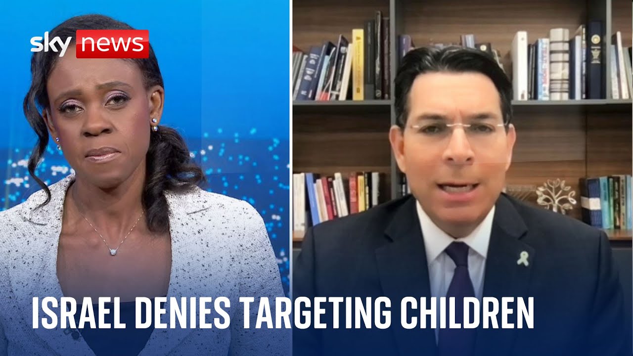 Israeli ambassador denies children are being targeted with drones | Israel-Hamas War