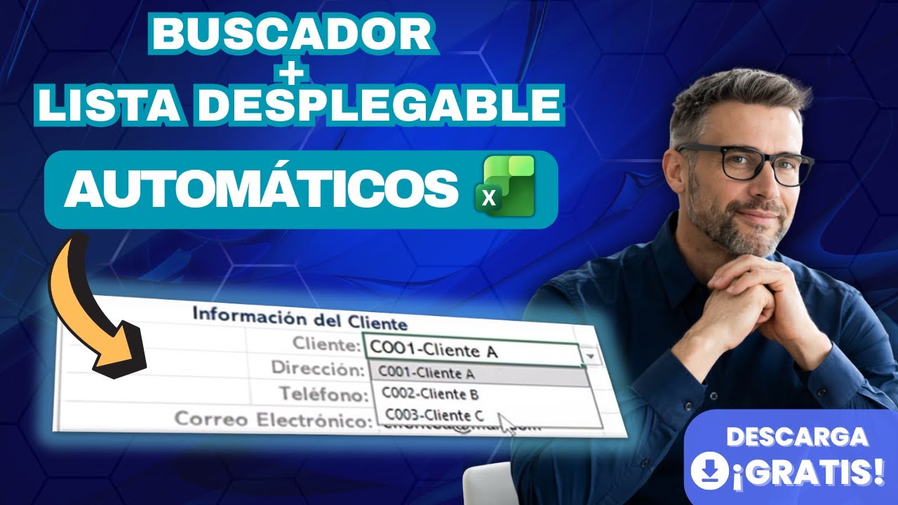 Facturador automático en Excel (Cap. 5): buscador con BUSCARX y listas dinámicas