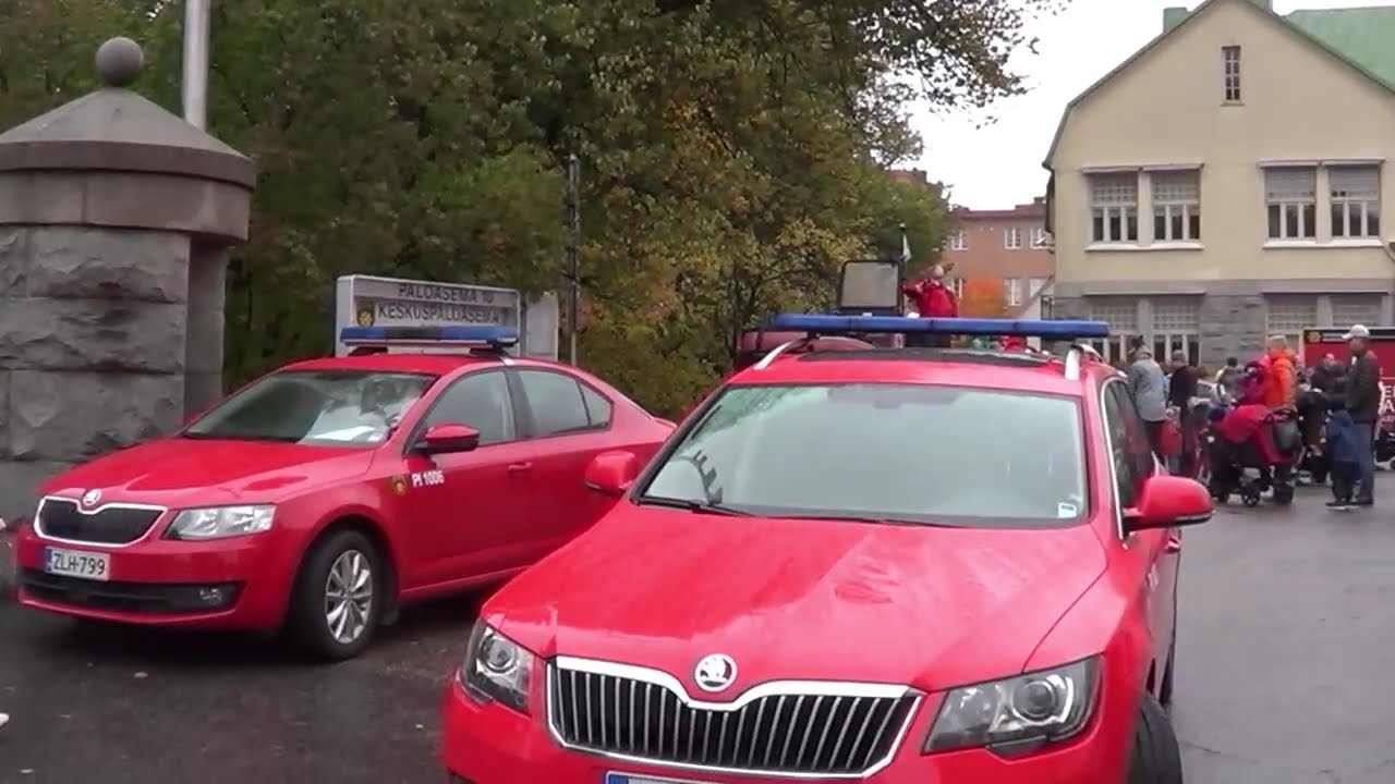 Tampere Day in Fire Station with responding video 2019