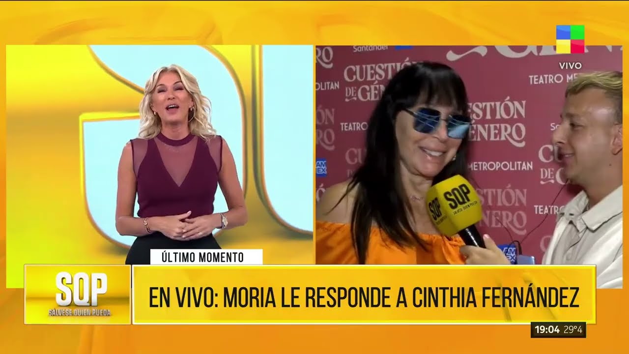 💣 MORIA CASÁN LE RESPONDE A CINTHIA FERNÁNDEZ