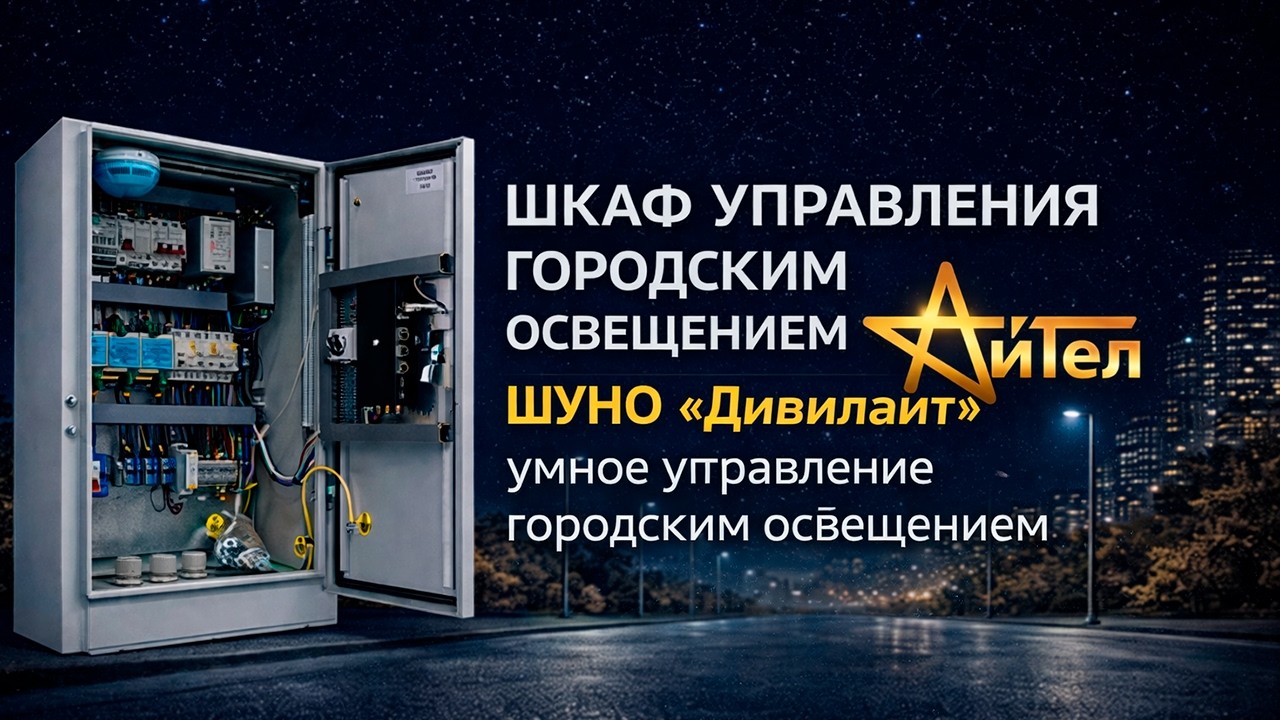 Шкаф управления наружным освещением ШУНО «Дивилайт» | Умное управление освещением от АйТел