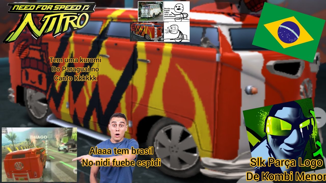 NFS Nitro #1 Começamos O Jogo No Brasil De Kombi Meu Parceiro JKKKKKK
