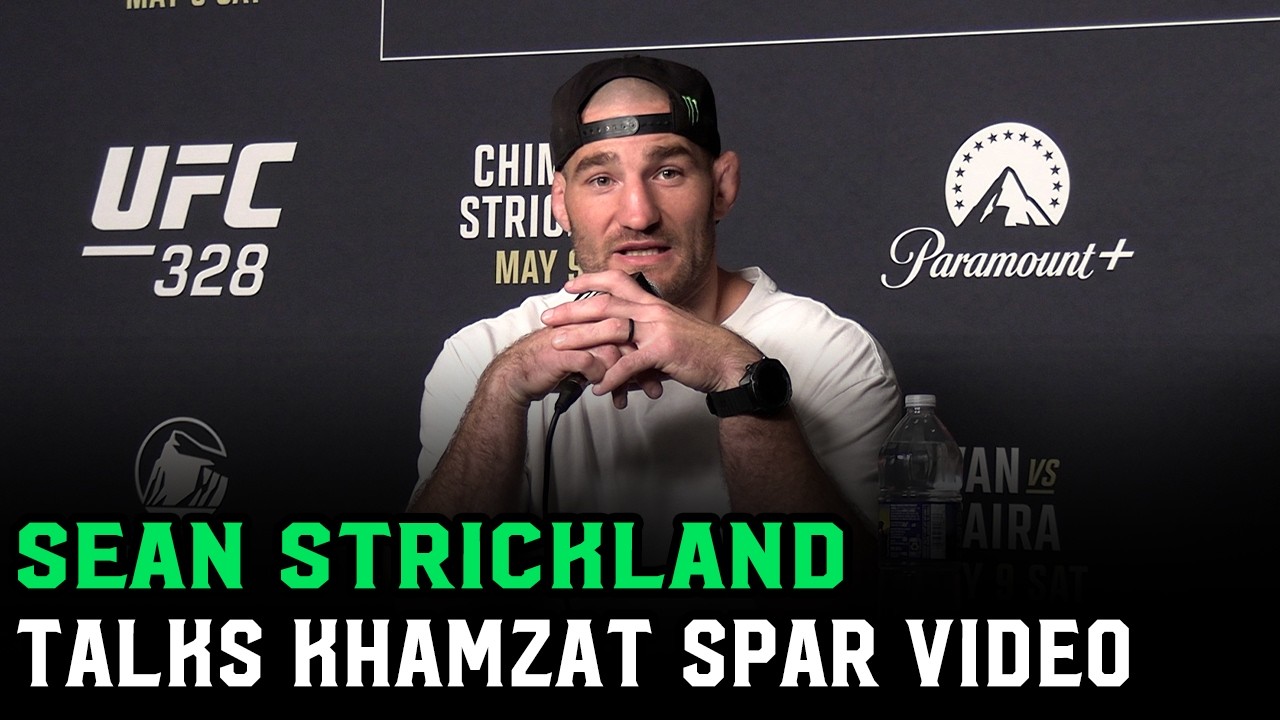 Sean Strickland reacts to Khamzat Chimaev sparring footage: &ldquo;What a dirty b*****d&rdquo;