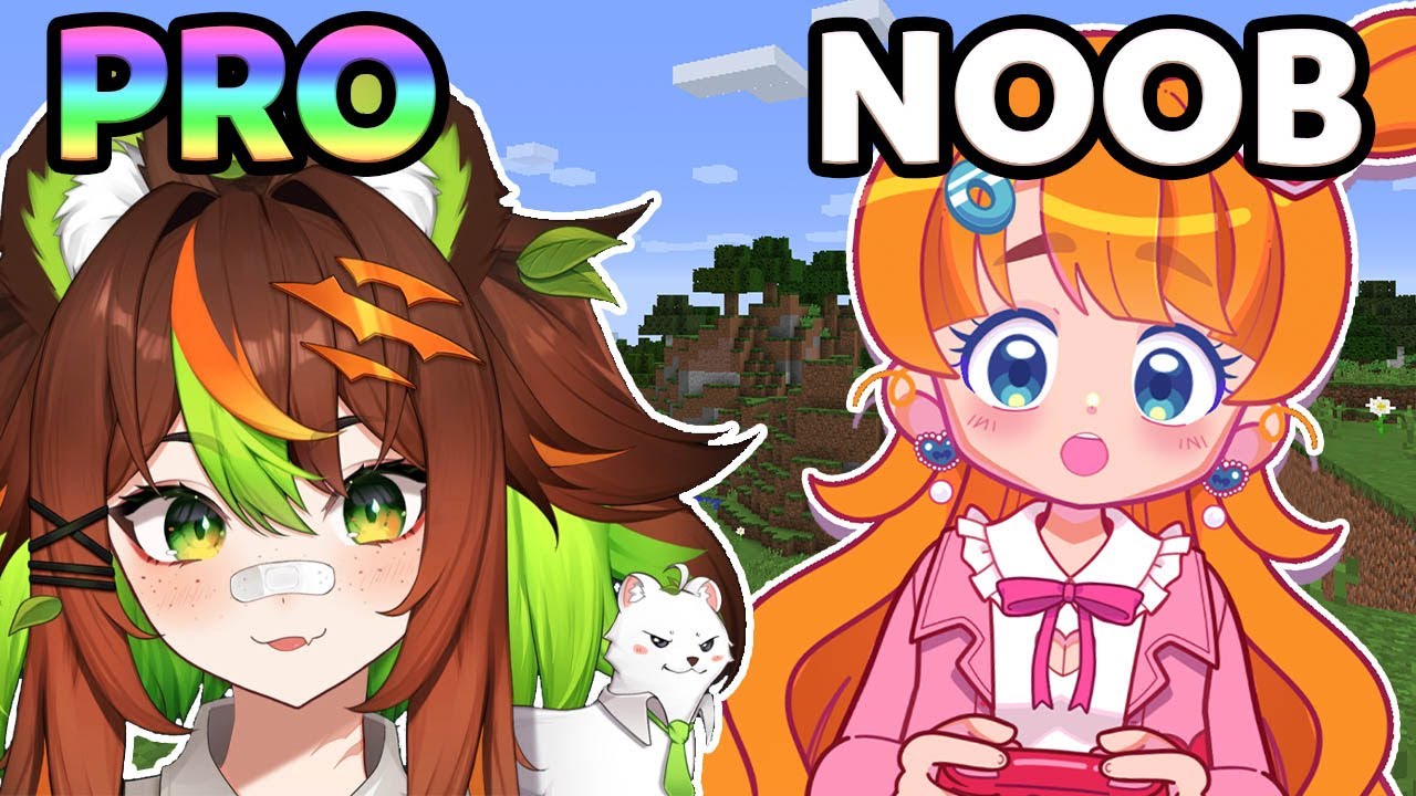 I Played MINECRAFT for the FIRST TIME......... with some help