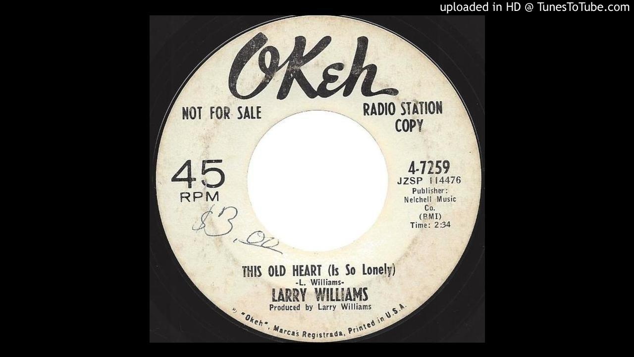 Larry Williams - This Old Heart (Is So Lonely) - 1966 Northern Soul on Okeh promo label