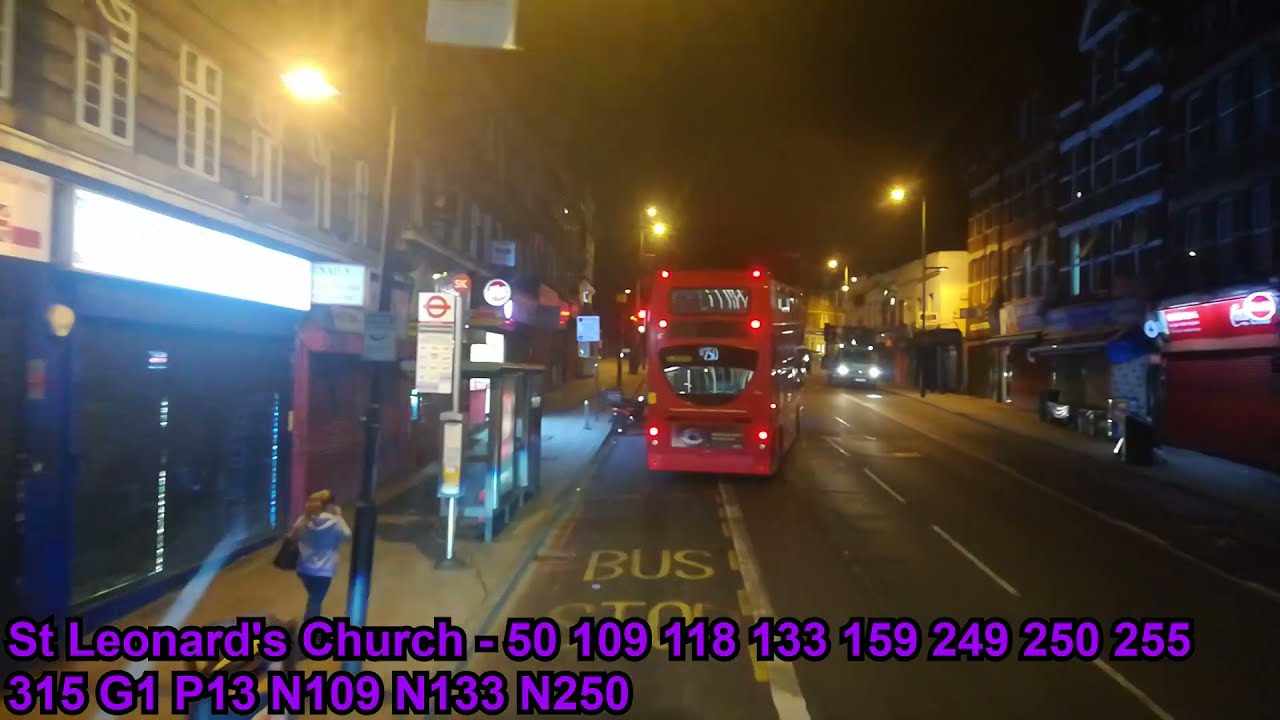 [Re-Do] Double Full Route Visual ~ Bus Route N133 : Morden - Liverpool Street & Return