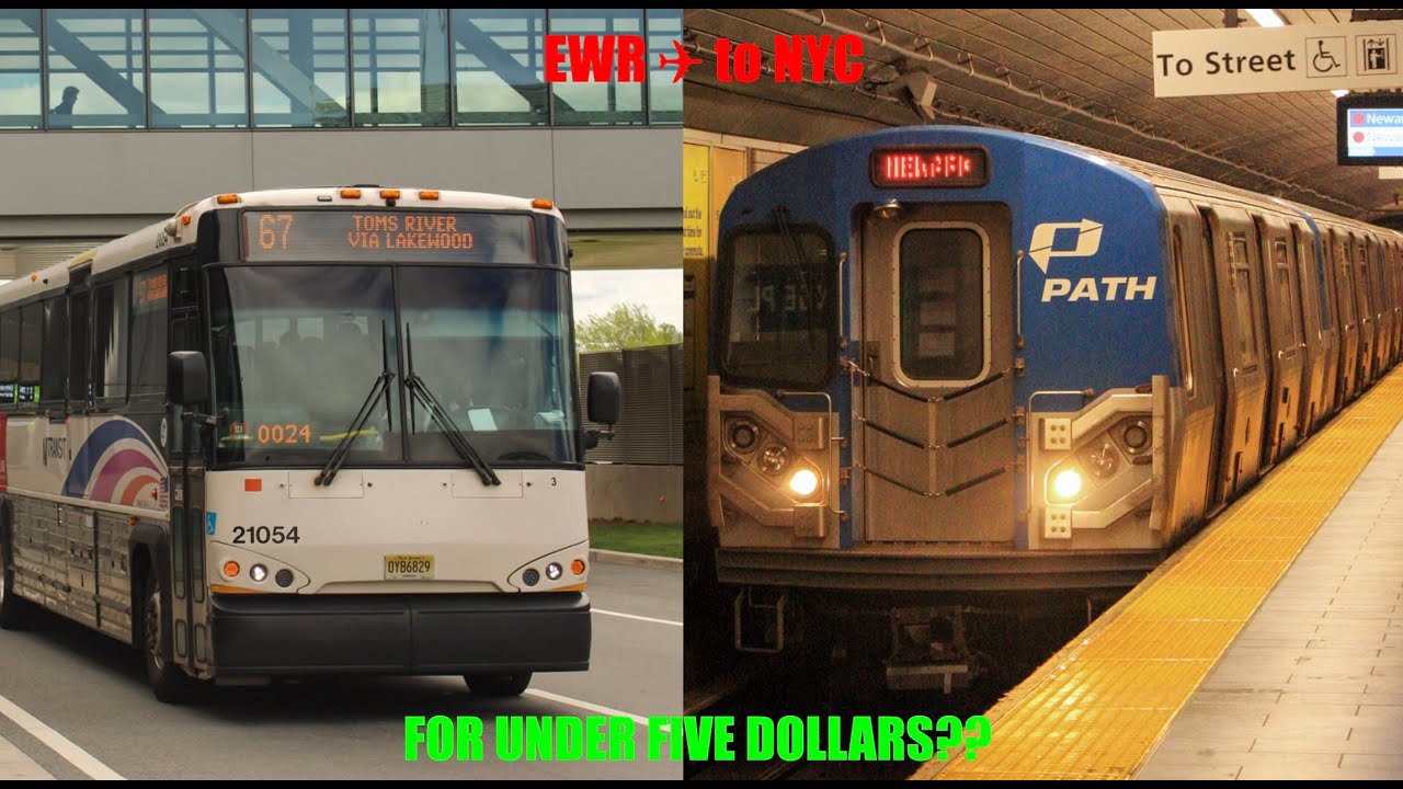 ᴴᴰ The cheapest way from Newark Airport to NYC