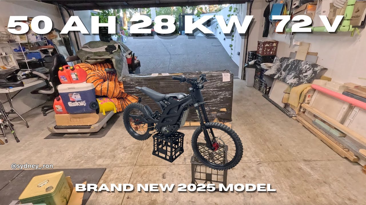 unboxing my new bike 28kw - First ventus V1+  in Australia
