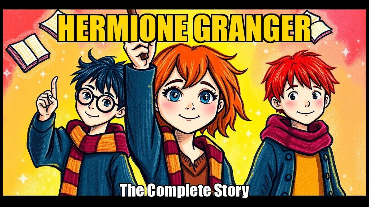 I Drew Hermione Granger's Entire life in crayon | Full timeline