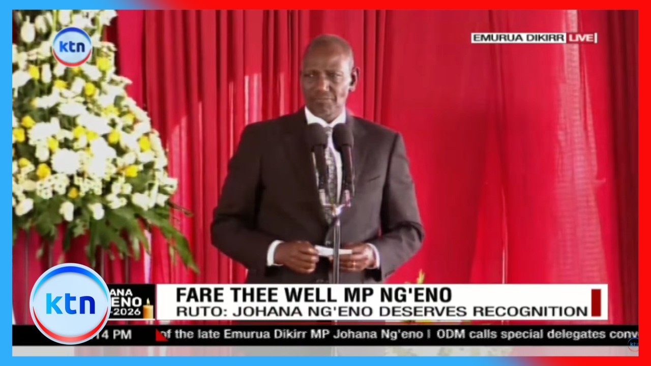 President William Ruto's tribute to Johanna Ngeno
