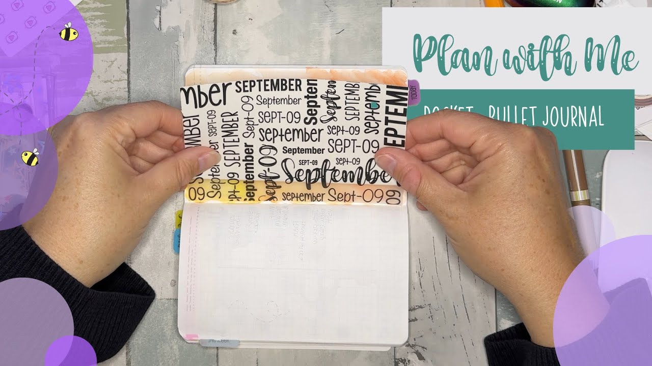 Chatty Plan with Me | Setting up a new month in my Pocket Bullet Journal