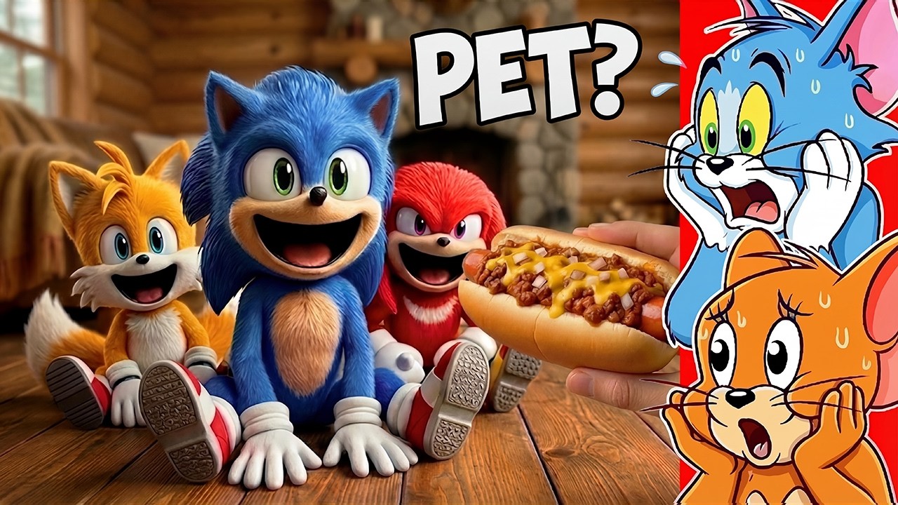 WE FOUND SONIC, TAILS, KNUCKLES IN REAL LIFE?!