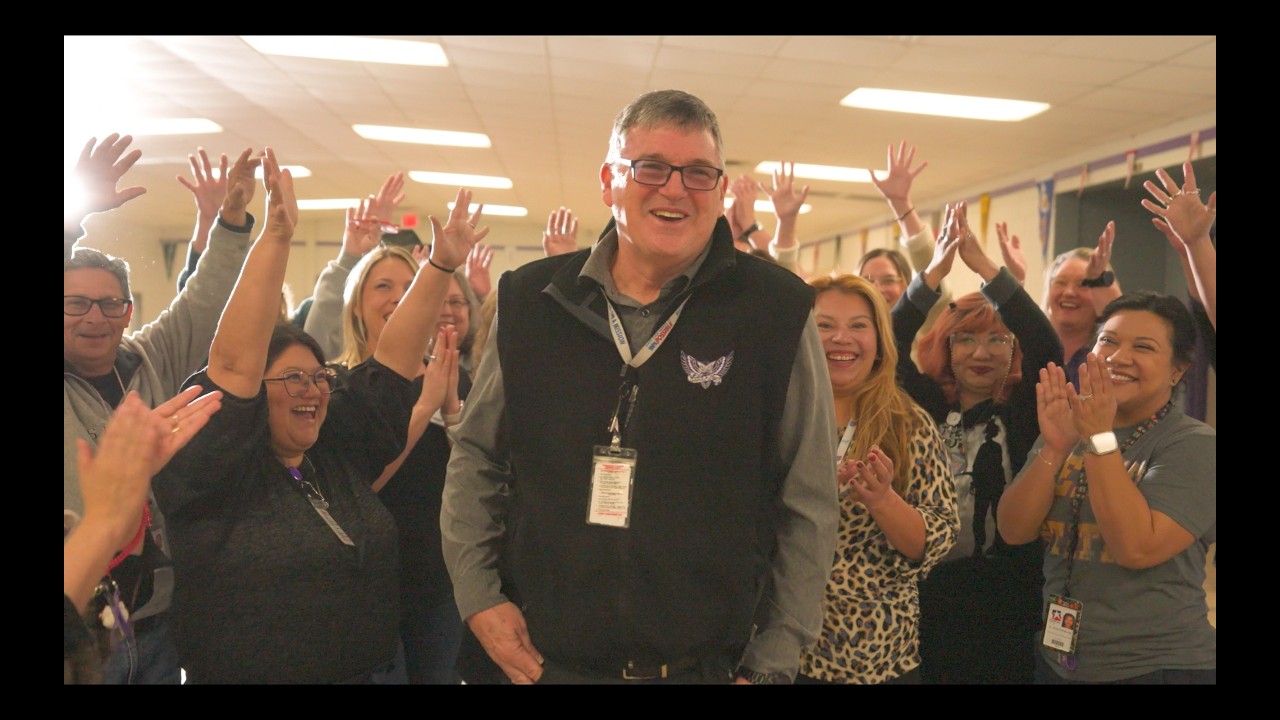 Communities In Schools Champion Award Honoring Principal Doug Agnew