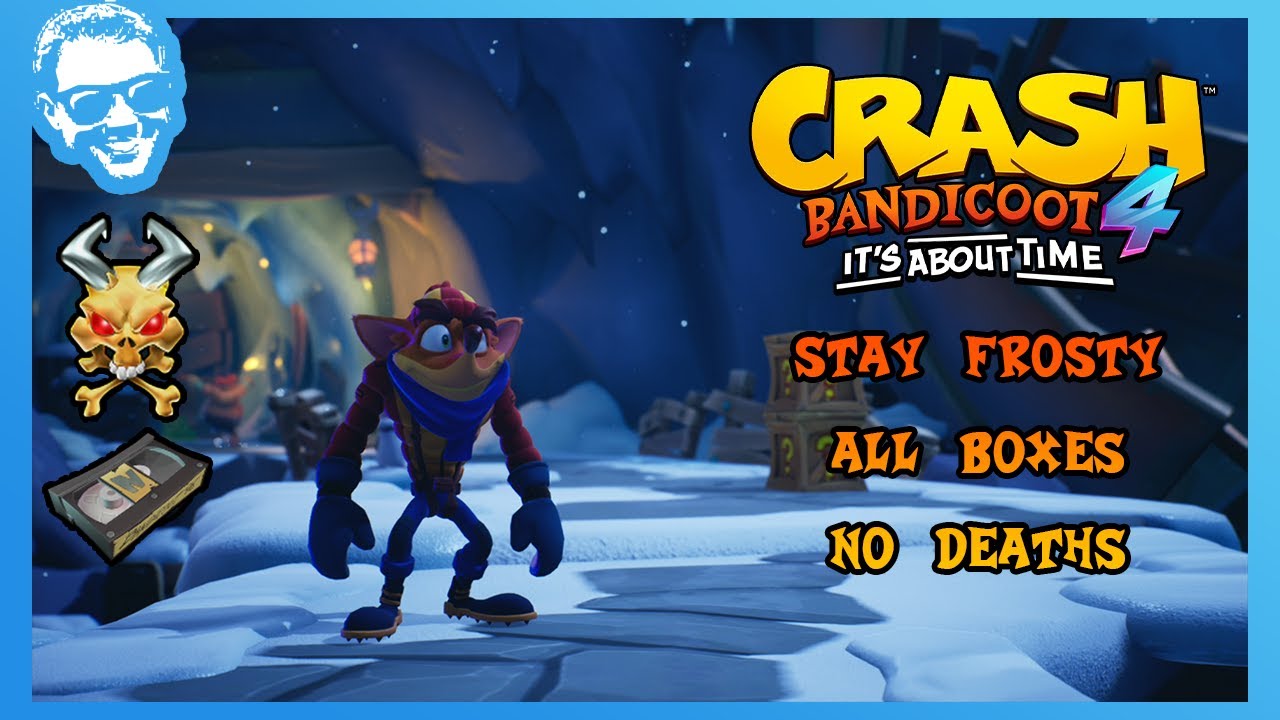 Stay Frosty - Full Walkthrough - No Deaths - All Gems - Crash Bandicoot 4 It's About Time [4k]