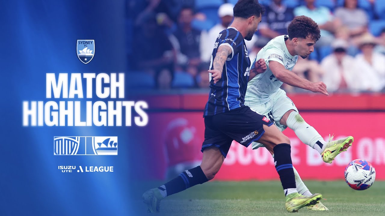 HIGHLIGHTS: Auckland FC v Sydney FC | Isuzu UTE A-League 2025/26 Round 16