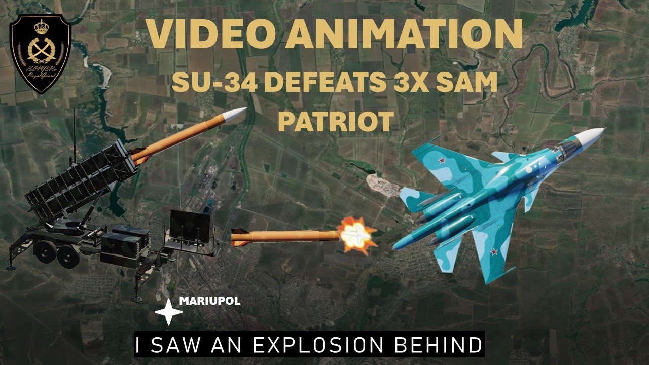 Su-34 Defeats Patriot Real Life Video Illustration - Не сегодня