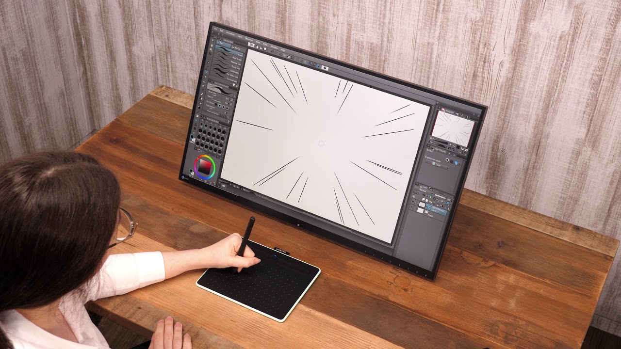 CLIP STUDIO PAINT useful features : Various rulers