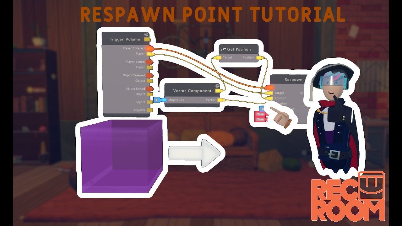 How to make a Respawn Point Using CV2 In Rec Room!