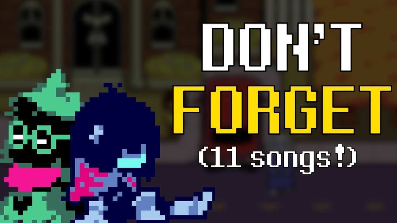 DELTARUNE CHAPTER 1- All songs with the 