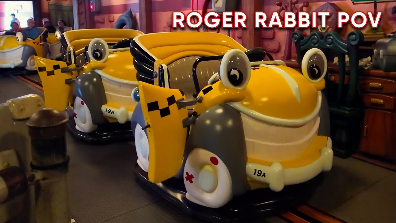 Roger Rabbit’s Car Toon Spin | Disneyland Ride POV | Full Ride 4K