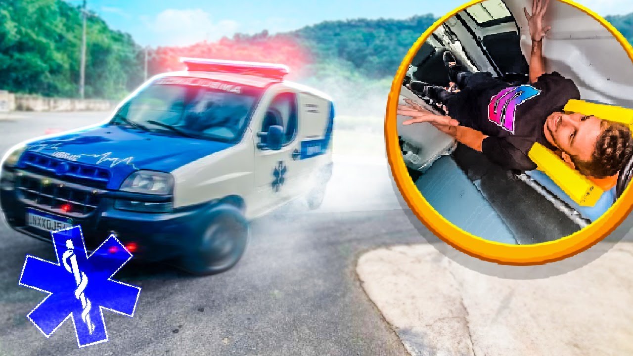 TROLEI MEU AMIGO DENTRO DA AMBULÂNCIA! *Passei novamente dos limites*