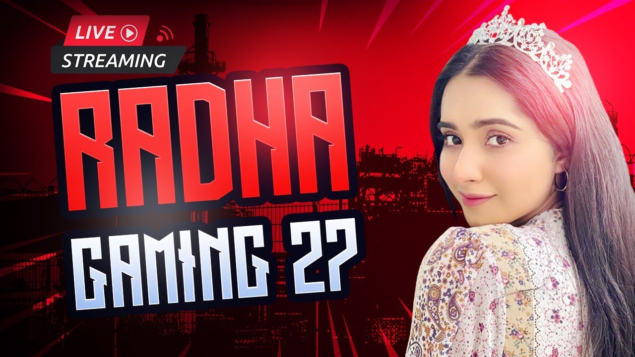 🔴FREE FIRE GIRL LIVE 😍 GUILD TEST || REDEEM CODE GIVEAWAY || DAY 1821 #radhagaming27 #freefirelive