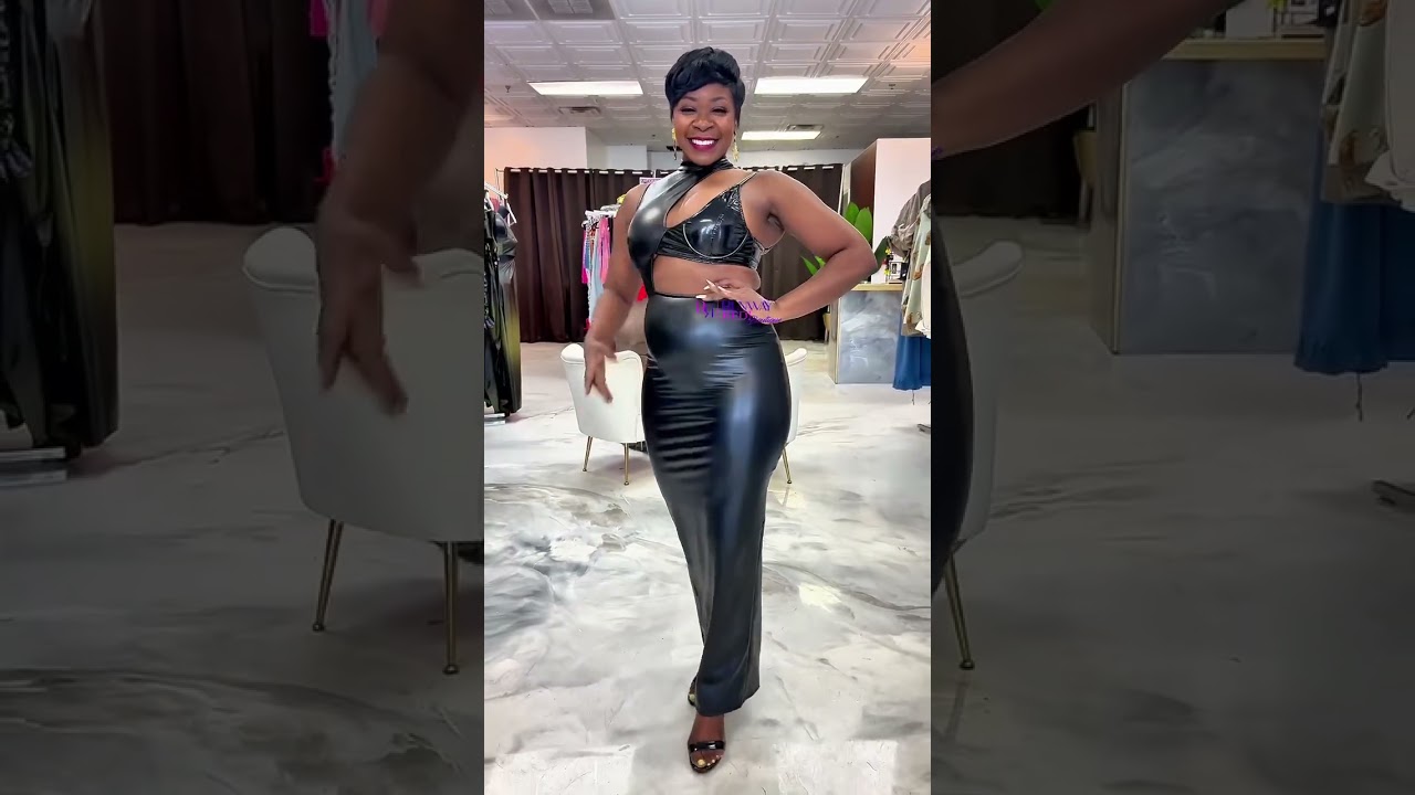 Own the room in this Leather Dress | Runway Redi Boutique