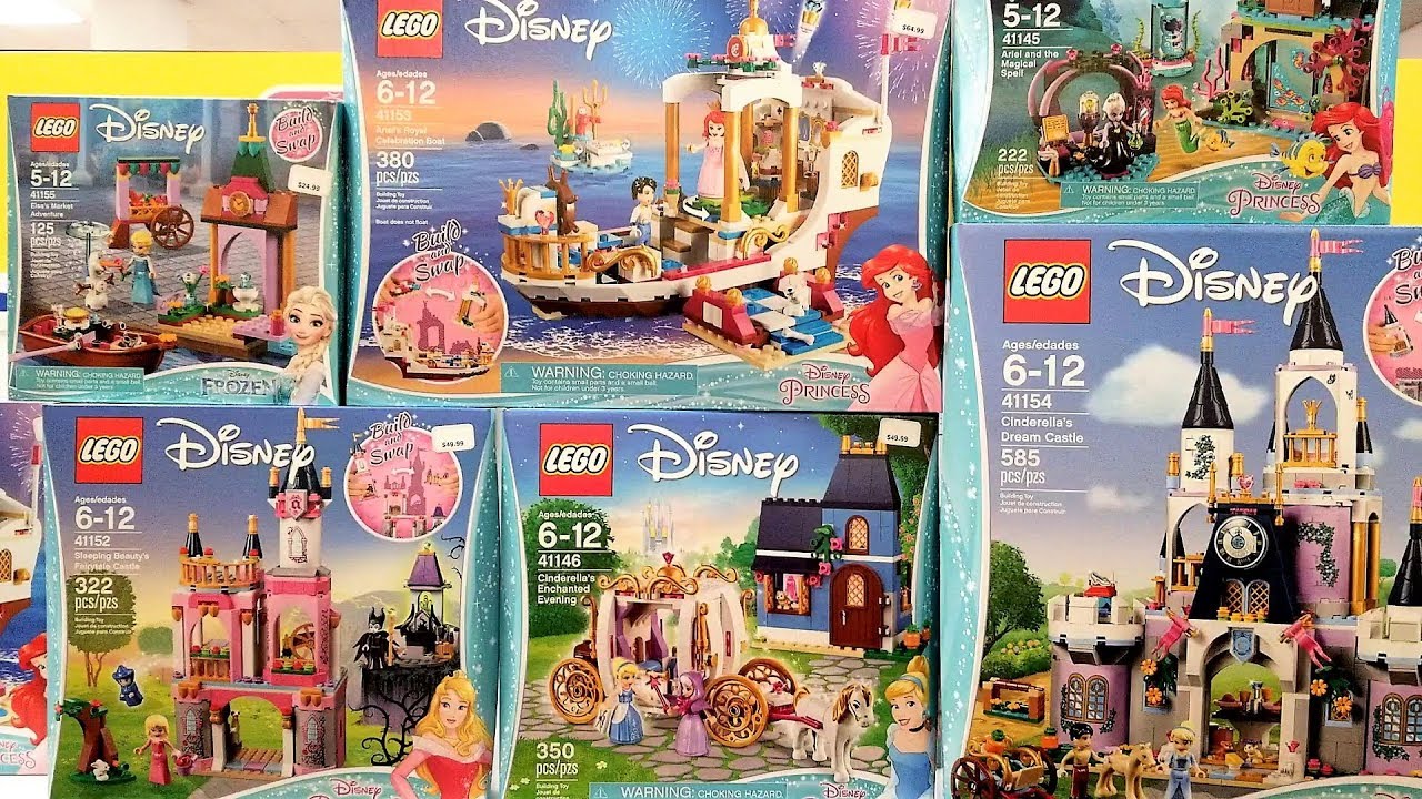 LEGO Disney Princess Build and Swap Collection | LEGO Disney ToyHunt