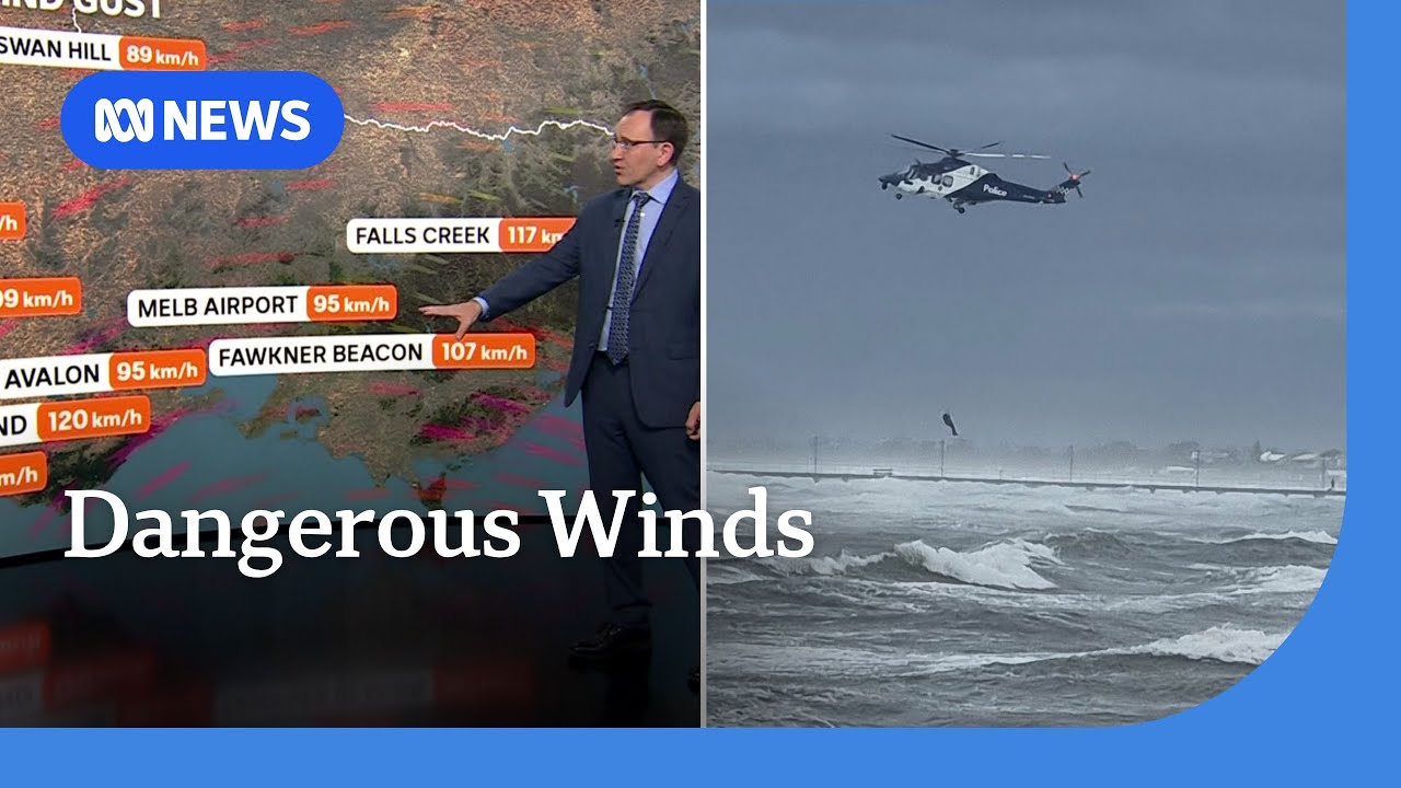 Two dead as severe winds lash Victoria, causing widespread damage | ABC NEWS