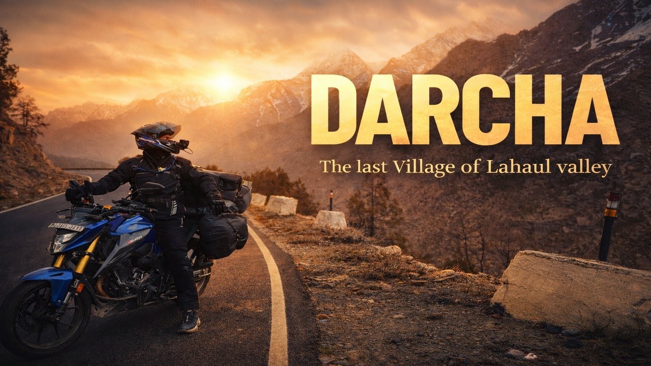 Last Stop Before Leh 😮 | Extreme Off-Roading | Darcha Ride & River Camping | CB300F