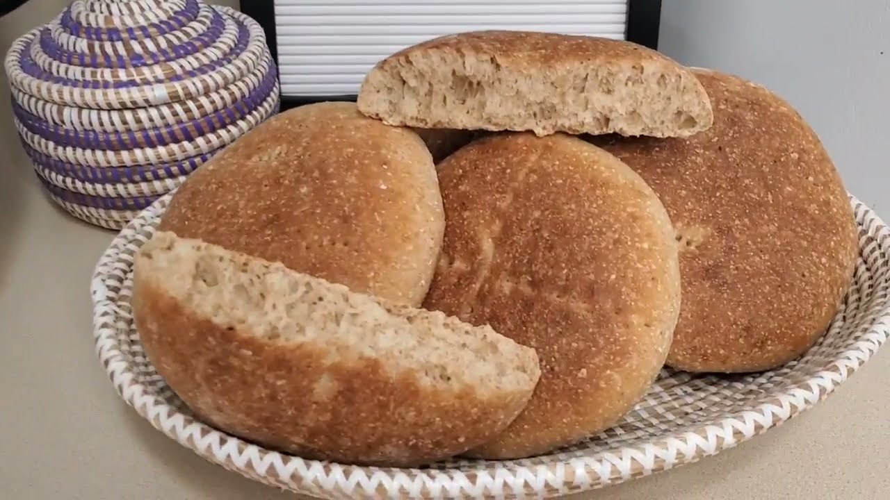 PAIN AU BLÉ ENTIER#PAIN MAROCAIN#Thermomix TM6