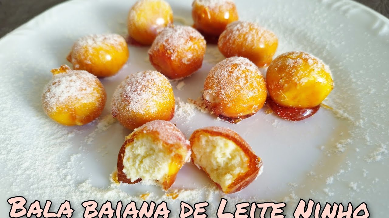 BALA BAIANA DE LEITE NINHO | COM 5 INGREDIENTES| RECEITAS DA JU