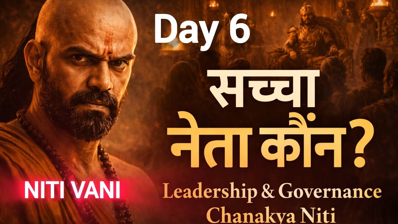 Chanakya Niti Day 6 | नेतृत्व और शासन की नीति | सच्चा नेता कौन होता है? नीति वाणी 