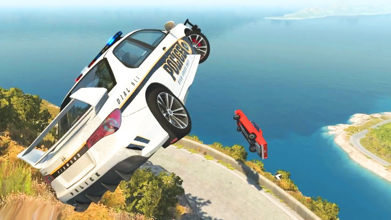 Oddly Satisfying TOP cliffs Crashes - BeamNG Drive | CrashTherapy