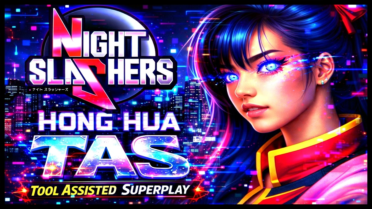 【TAS】NIGHT SLASHERS (ARCADE \ 1993) - HONG HUA