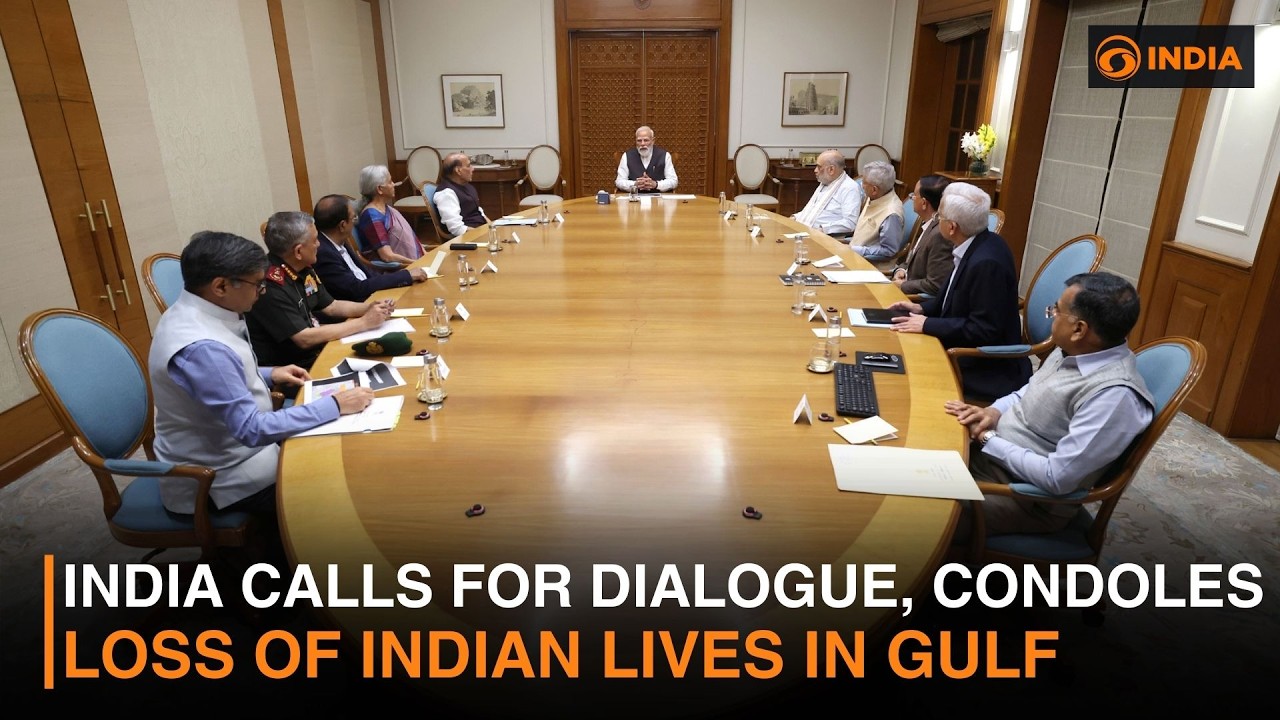 India Calls for Dialogue, Condoles Loss of Indian Lives in Gulf & more news | DD India NewsHour