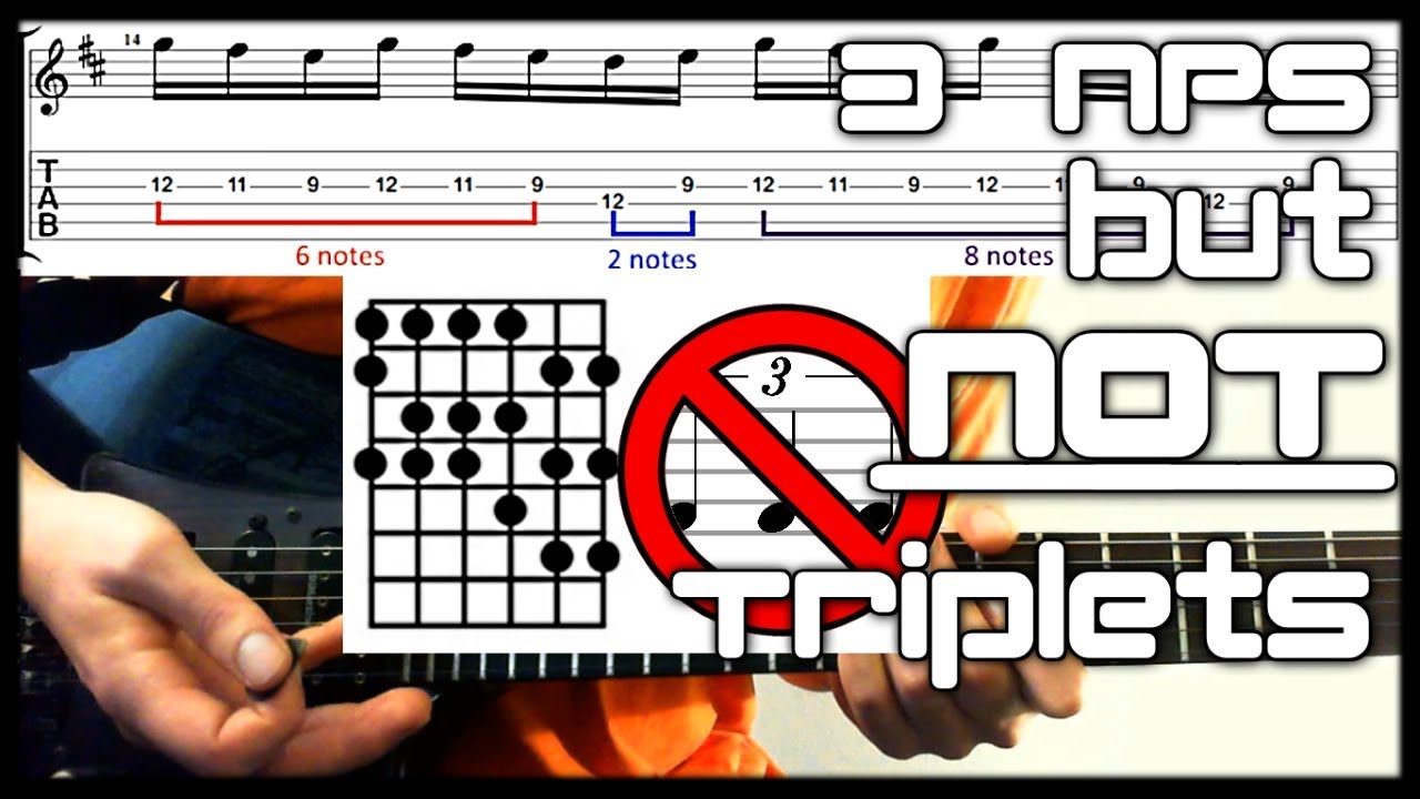 Quick Guitar Tricks 3 Note Per String Runs & Converting Triplet Licks