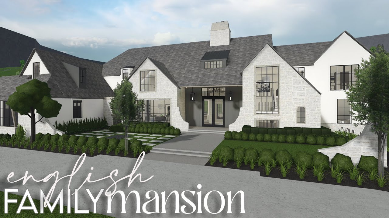 Bloxburg | English Family Mansion | House Build