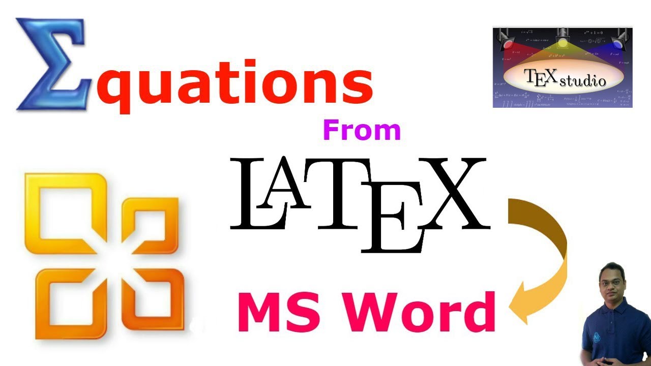 Equations from LaTeX to MS Word Using MathType Software (LaTeX Tips/Solution-16)