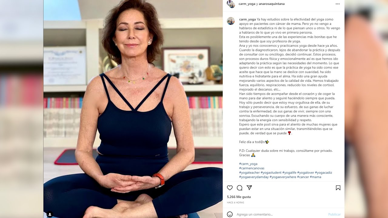 Ana Rosa Quintana revela qué le ha ayudado en su lucha contra el cáncer