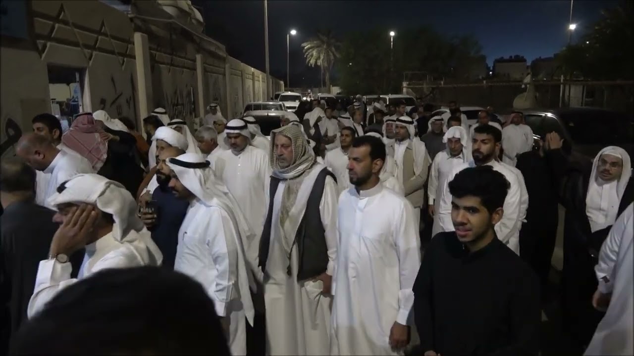 مقطع من تشييع المرحوم خادم أهل البيت الحاج حسن المطر والمرحومه خادمة أهل البيت الحاجة زهراء الرويعي
