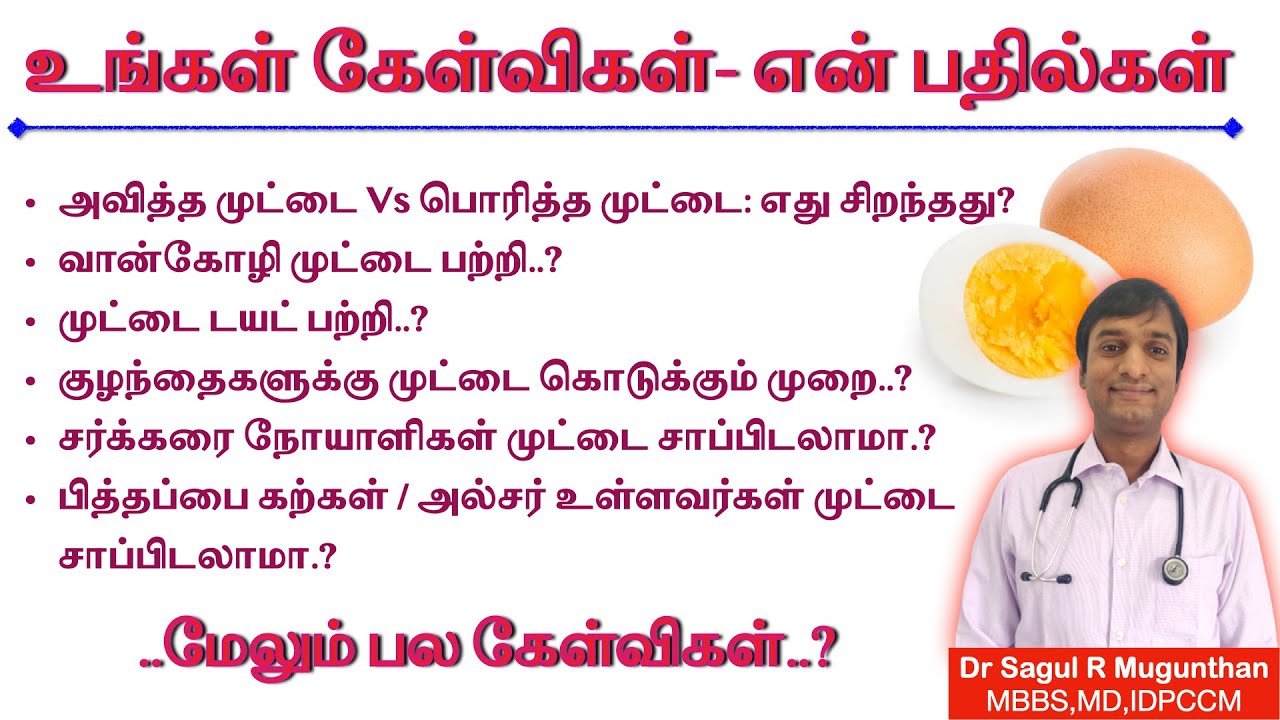 முட்டை: உங்கள் கேள்விகள்- என்னுடைய பதில்கள்