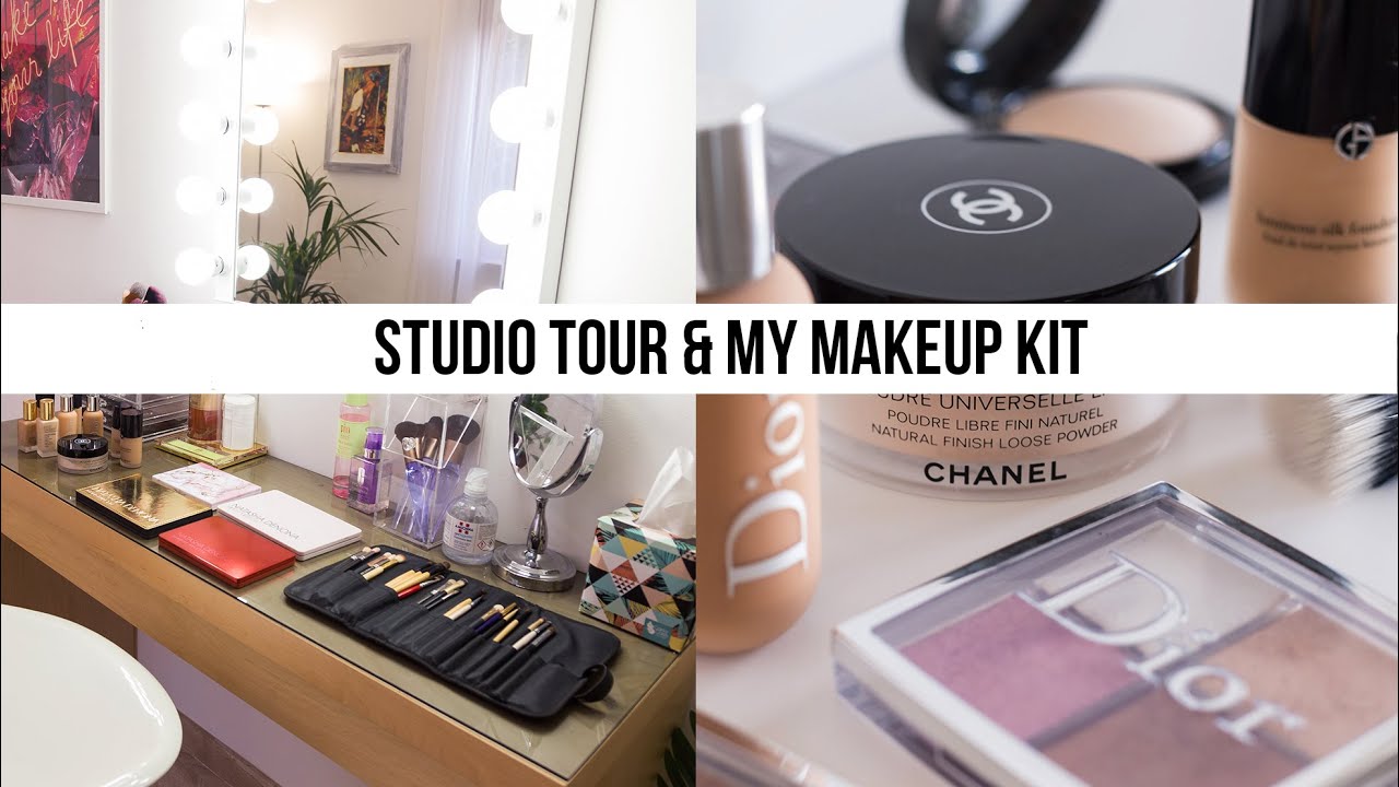 VI MOSTRO IL MIO STUDIO ED IL MIO KIT MAKEUP PROFESSIONALE!