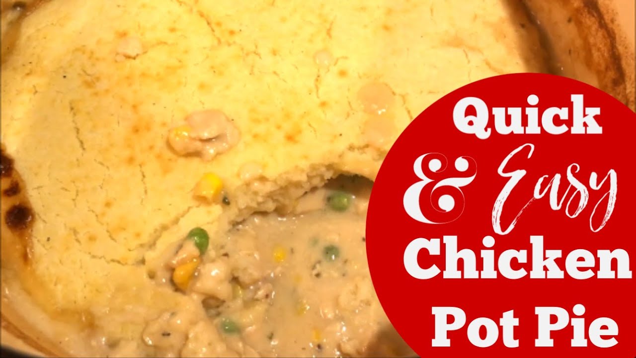 Quick & Easy Chicken Pot Pie with Home Canned Chicken