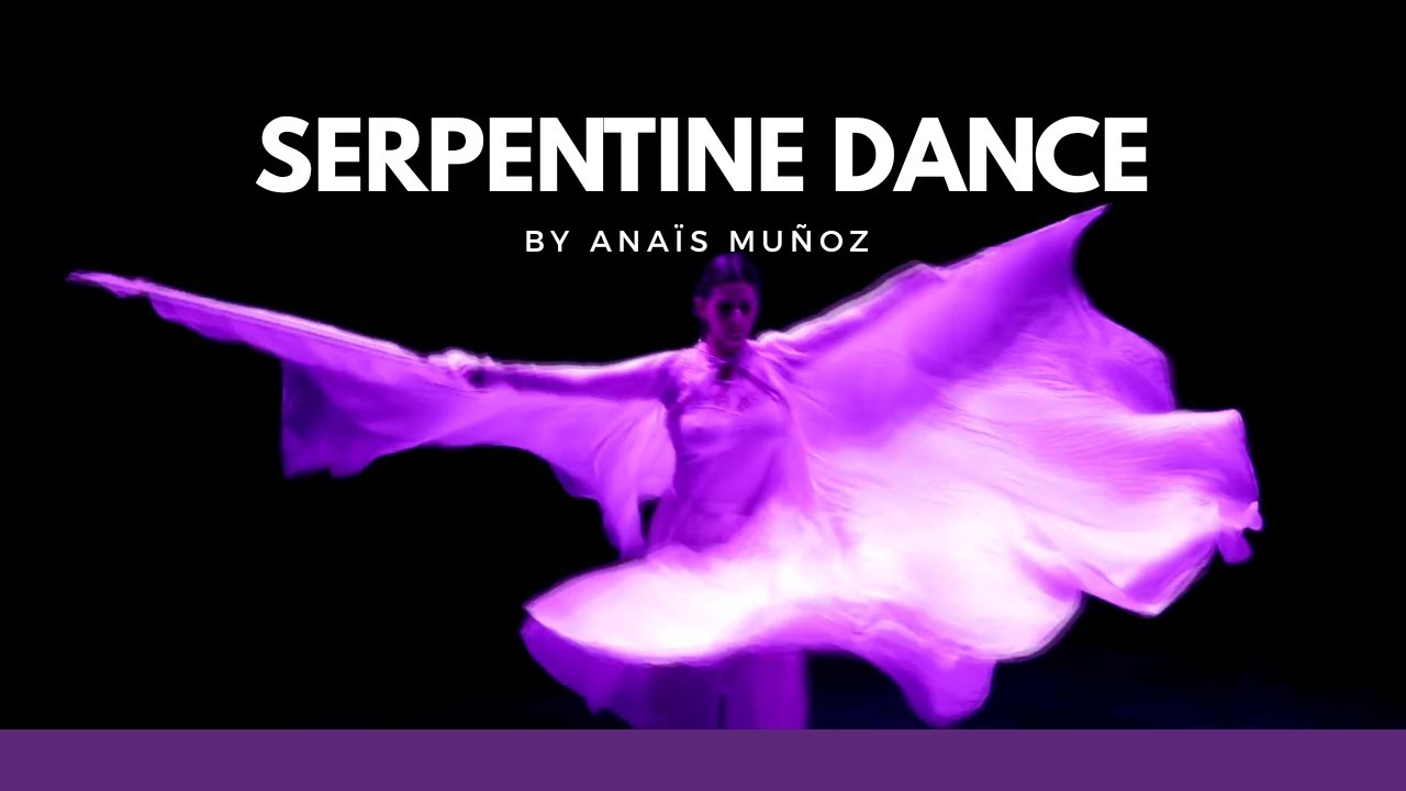Serpentine dance. Loïe Fuller inspiration