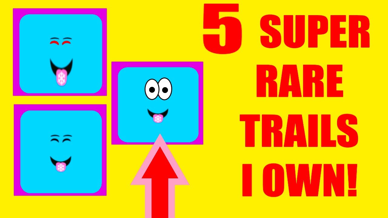 MY 5 RAREST TRAILS | Speed City (Roblox)