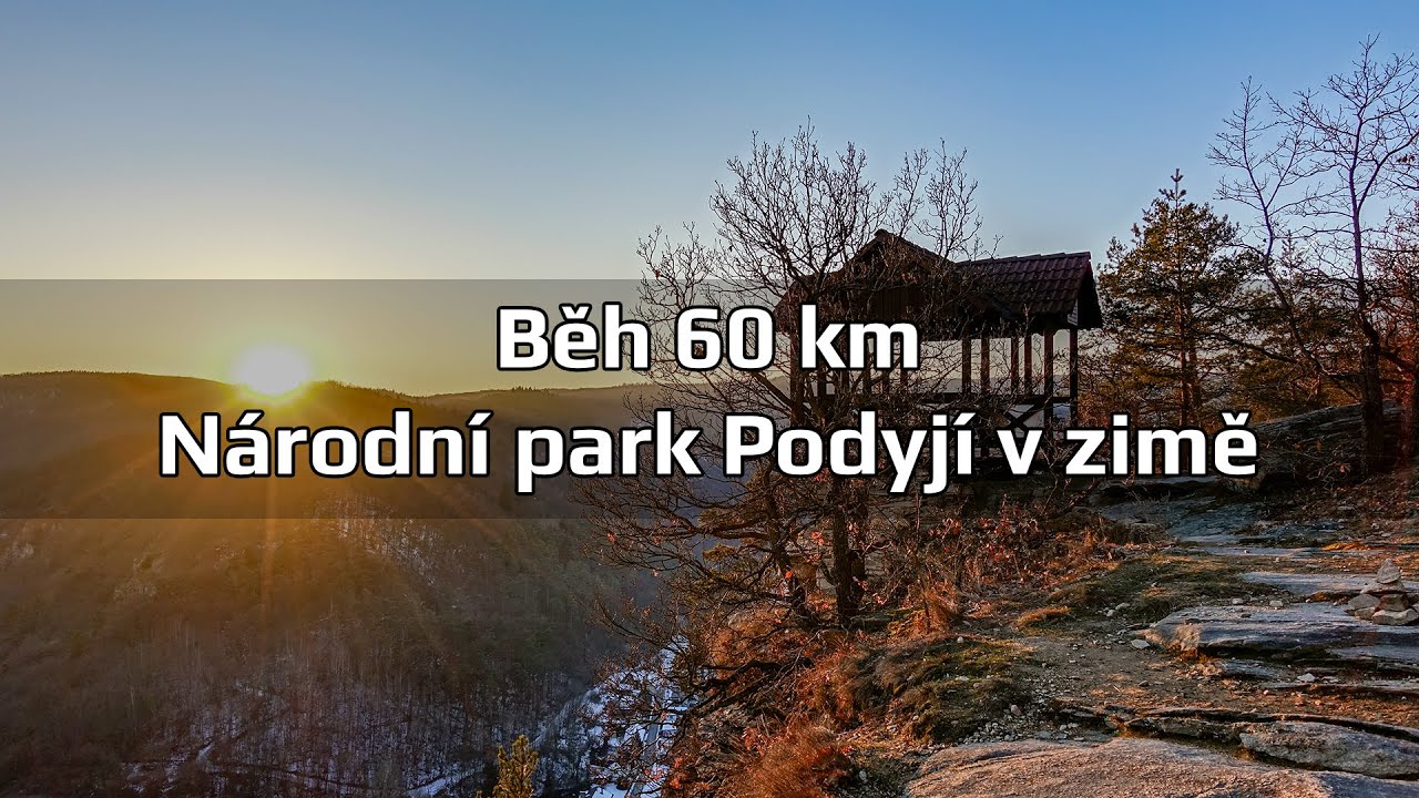 Běh 60 km: Národní park Podyjí v zimě
