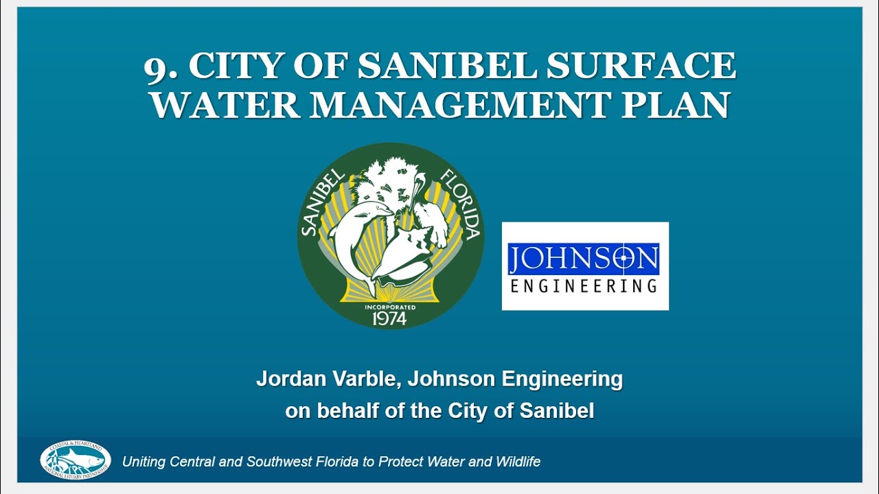 City of Sanibel Surface Water Management Plan - Jordan Varble, Johnson Engineering