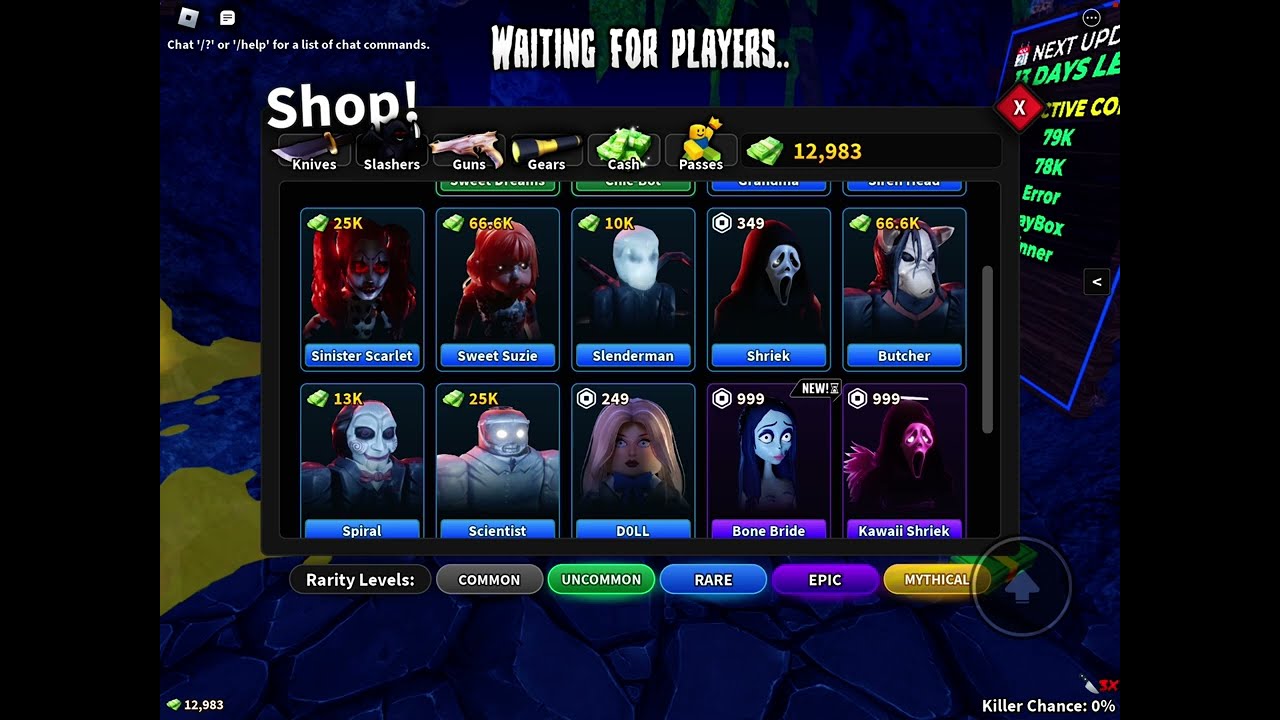 NEW EGYPT UPDATE IN SURVIVE THE SLASHER